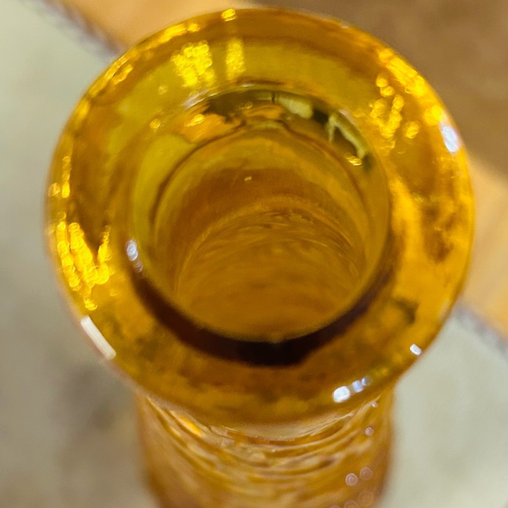 Empoli Wave pattern genie bottle. NO stopper. Made in Italy on bottom as in pic. - Picture 2 of 4